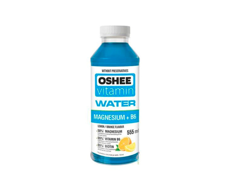 Oshee Apa vitaminizata Mg + B6 lamaie/portocala 555ml - poza produsului