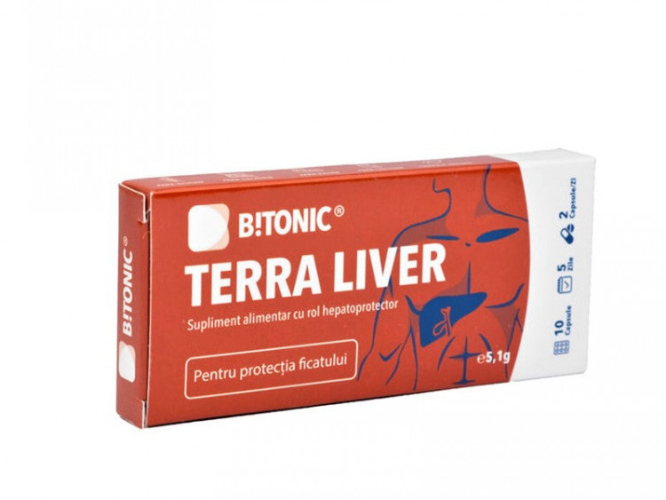 Bitonic Terra Liver caps. - poza produsului