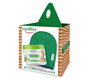 Equilibra Set Exfoliant pu corp + cadou manusa