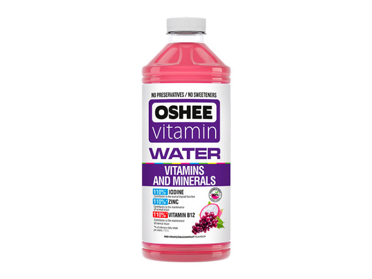 Oshee Apa vitaminizata Vitamine si minerale struguri/fructul dragonului 1.1L - poza produsului