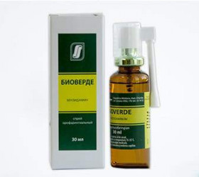 Bioverde 1.5mg/ml spray bucofaring. 30ml