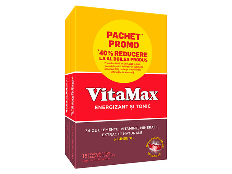 Vitamax caps.moi 1+1(-40%) - poza produsului