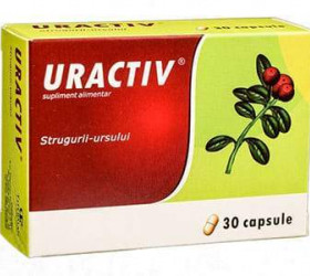 Uractiv caps.