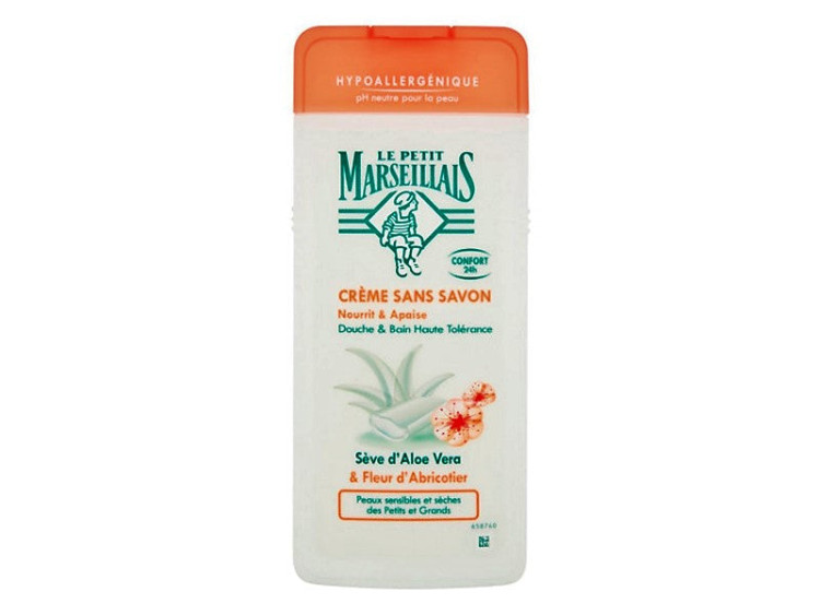 Le Petit Marseillais Gel-Crema de dus Aloe Floare de Caise 400ml - poza produsului