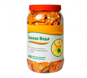 Bronho veda portocala caramele pe baza de plante (borcan)