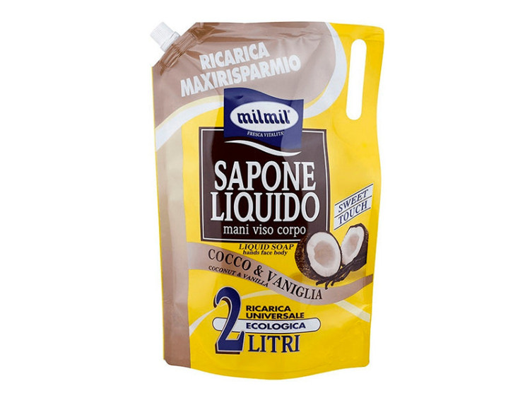 Mil Mil Sapun lichid Cocos Vanilie 2L Rezerva - poza produsului