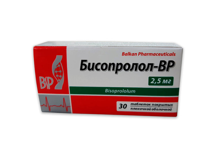 Bisoprolol 2.5mg comp. - poza produsului
