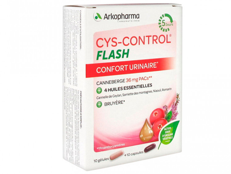 Cys-control Flash N10 jeleuri +10caps - poza produsului