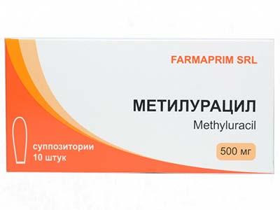 Metiluratil 500mg. sup. - poza produsului