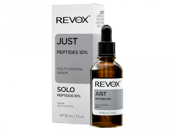 REVOX Just Peptides 10% Serum multi-cocktail pu fata si git 30ml - poza produsului