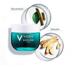 Vichy Slow Age Crema-Masca de noapte cu efect de reoxigenare si regenerare 50ml