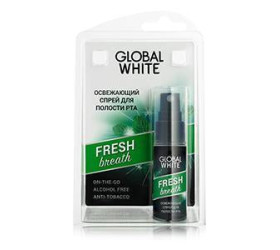 Global White Fresh spray respiratie proaspata 15ml showbox