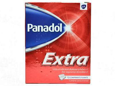 Panadol Extra 500mg+65mg comp.film. - poza produsului