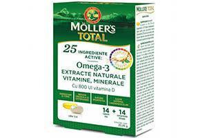 Moller's Omega-3 Total Vitamine, Minerale cu 800UI Vit.D - poza produsului