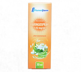 Faringospray 1.92mg/ml spray bucofaring. 30ml