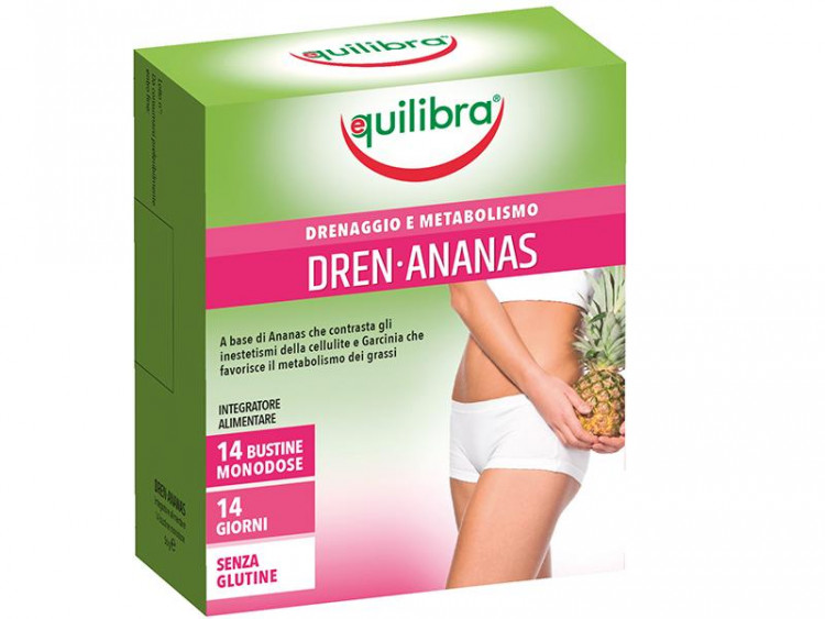 Equilibra Dren Ananas plic  (Bromelain, Garcinia) - poza produsului