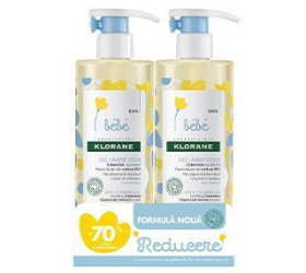 Klorane Bebe Gel spumant 500ml 1+1 (-70%)