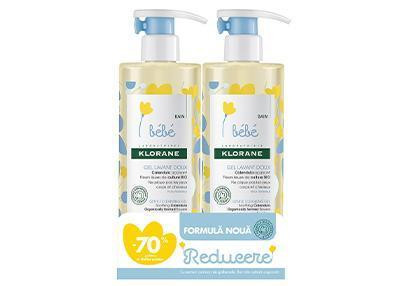 Klorane Bebe Gel spumant 500ml 1+1 (-70%) - poza produsului