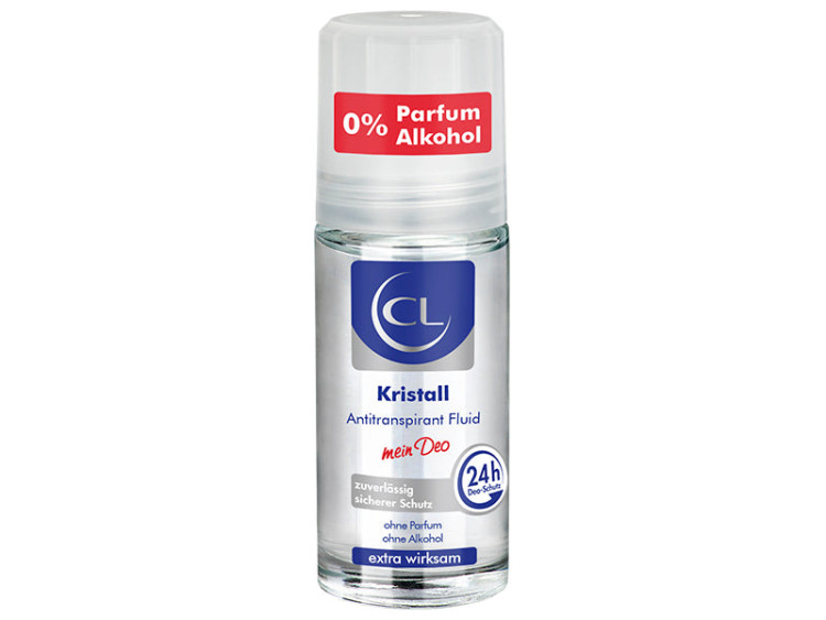 CL Cosmetic Kristall  Antiperspirant Fluid 50ml - poza produsului
