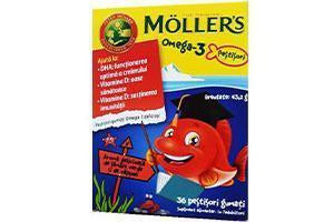 Moller's Omega-3 Fishes Strawberry jeleuri N36 - poza produsului