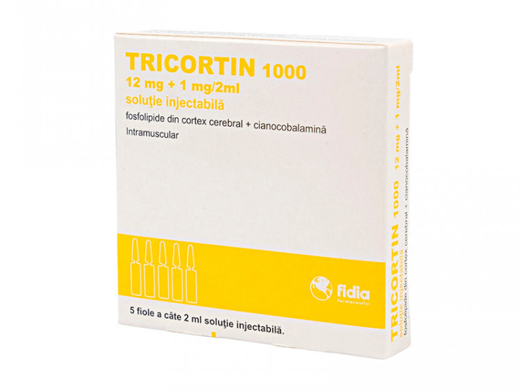 Tricortin 1000 12mg+1mg/2ml 2ml - poza produsului