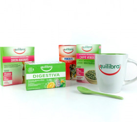 Equilibra Box Slabeste Intens (Cafea Verde, Forza 5, Dren Ananas, Ceai digestive, Cana