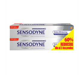 Sensodyne Pasta d. Extra Whitening 100ml duo pack -60% din al doilea produs