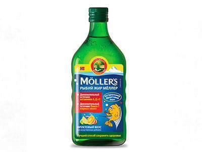 Moller's Cod Liver Oil Omega-3 sirop Tutti-frutti 250ml - poza produsului