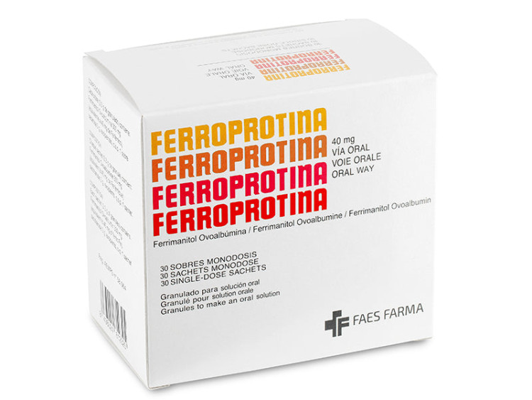 Ferroprotina 40mg gran.sol.orala - poza produsului