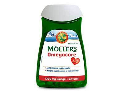 Moller's Omegacore 60 caps - poza produsului