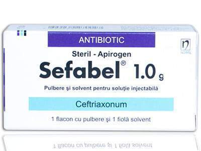 Sefabel 1g pulb+splv./sol. inj. 3.5ml - poza produsului