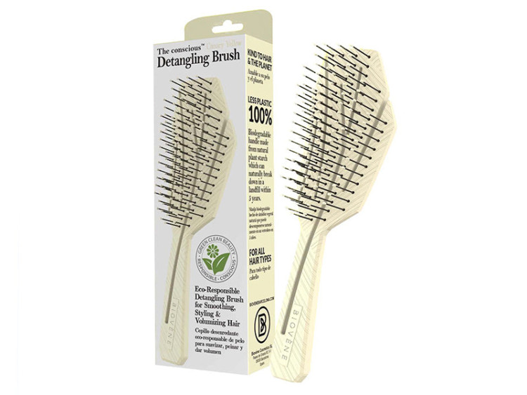 The conscious Perie de par biodegradabila Canary Yellow - poza produsului