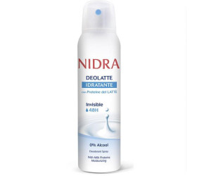 Nidra Deodorant Spray p/u femei Hidratanta Milk Proteins 150ml