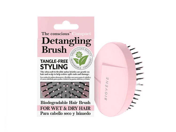 The conscious Perie de par Compacta biodegradabila Ice Pink - poza produsului
