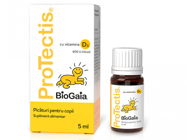Protectis Probiotic+Vit. D3 (400 UI) pic. 5ml - poza produsului