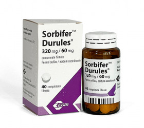 Sorbifer Durules 320mg+60mg comp.film.