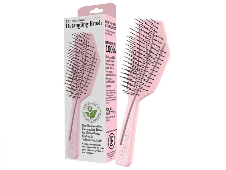 The conscious Perie de par biodegradabila Ice Pink - poza produsului