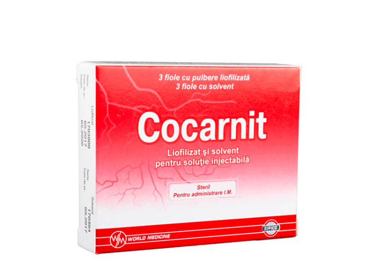 Cocarnit liof.+solv.sol.inj. - poza produsului