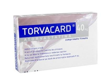 Torvacard 40mg comp.film. - poza produsului