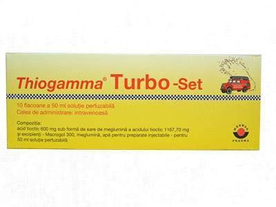 Thiogamma turbo set 12mg/ml sol.perf. 50ml - poza produsului