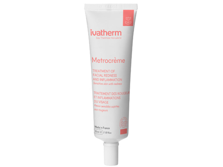 Ivatherm Metrocreme tratamentul rosetei cutanate inflamatiei fetei 30ml - poza produsului
