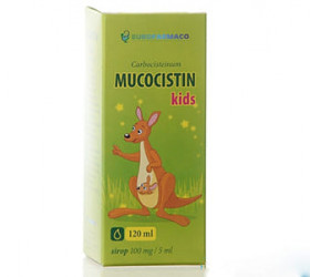 Mucocistin Kids 100mg/5ml sirop 120ml