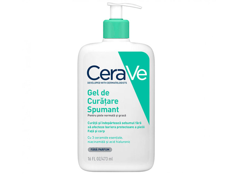 CeraVe Gel de curatare spumant piele normal-mixta 473ml - poza produsului