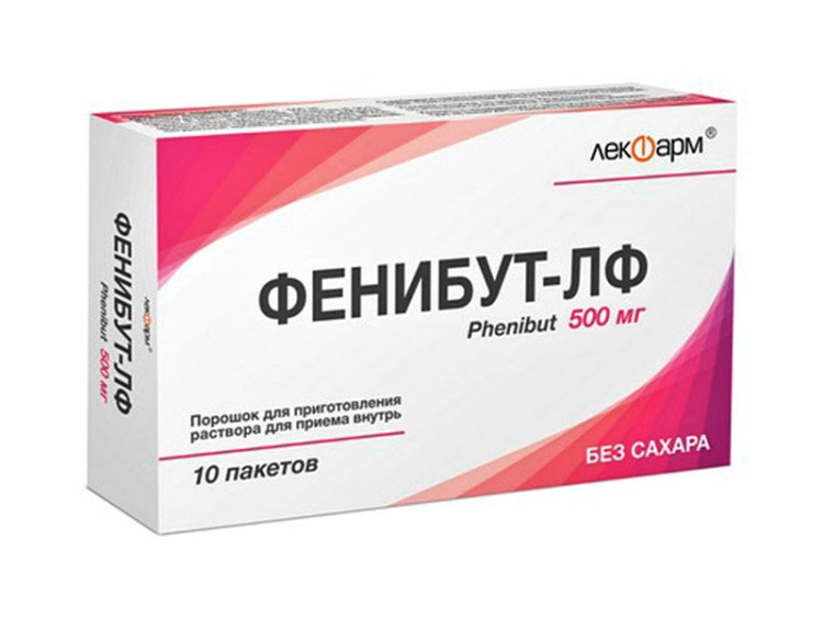 Fenibut-LF 500mg pulb./sol. orala - poza produsului