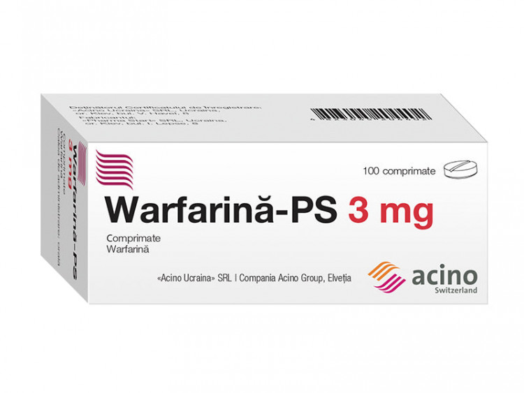 Warfarin 3mg comp. - poza produsului