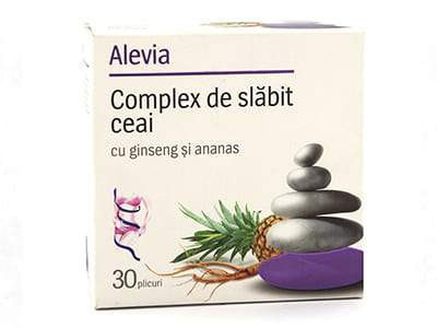 Alevia Ceai Ginseng, ananas p/u slabit - poza produsului