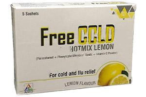 Freecold Hotmix Lemon pulb./sol.orala 750mg/10mg/60mg 5g - poza produsului