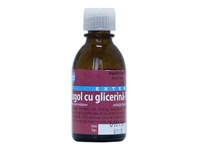 Lugol cu glicerina sol. 25g - poza produsului