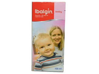 Algin(Ibalgin) Baby 100mg/5ml susp.orala 100ml - poza produsului