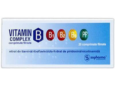 Vitamina B Complex comp.film. - poza produsului